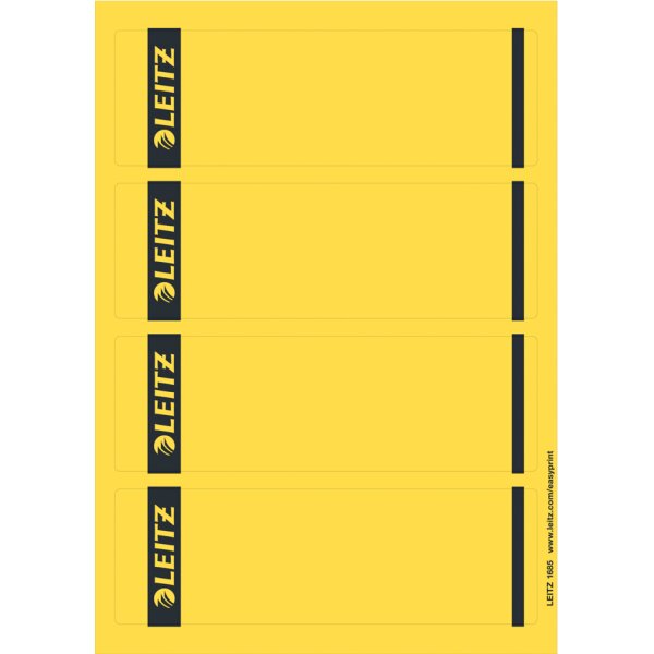 LEITZ Etiquette pour dos de classeur, 61 x 192 mm, vert
