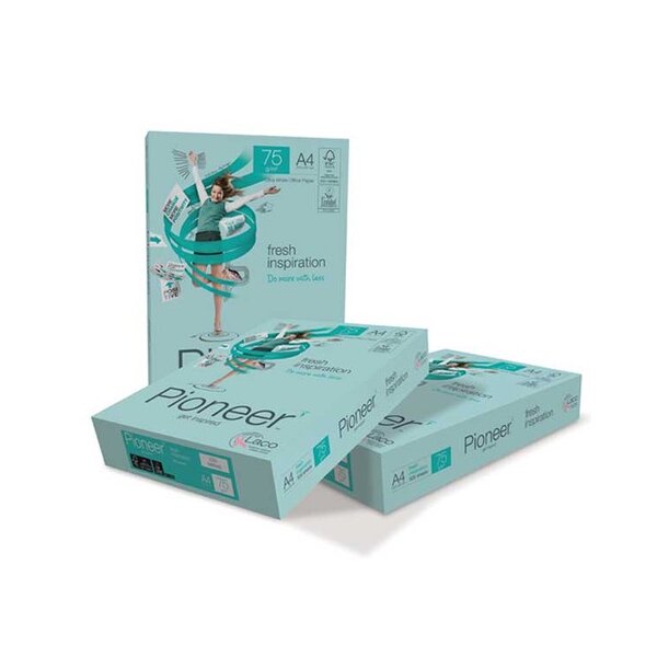 PIONEER fresh inspiration Premiumpapier hochweiss A4 75g - 1 Palette (100000 Blatt)