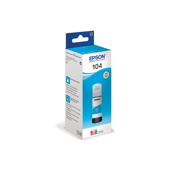 EPSON Tintenbeh&auml;lter 104 cyan T00P240 EcoTank ET-2710 7500 Seiten