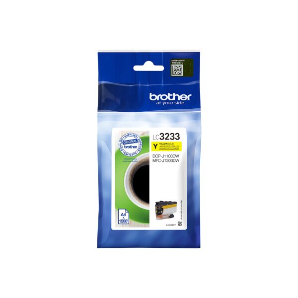 BROTHER Tintenpatrone yellow LC-3233Y DCP-J1100DW 1500 Seiten