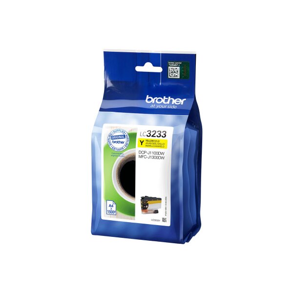 BROTHER Tintenpatrone yellow LC-3233Y DCP-J1100DW 1500 Seiten