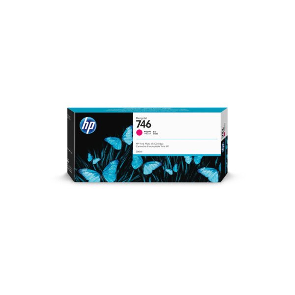 HP Tintenpatrone 746 magenta P2V78A DesignJet Z6 300ml