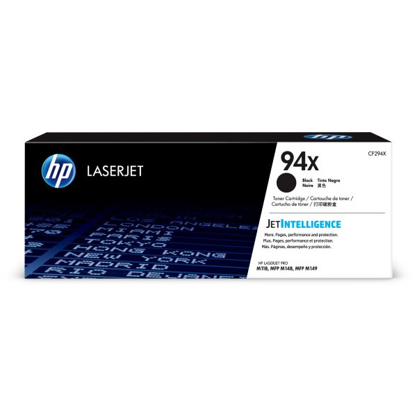 HP Cartouche toner 94X noir CF294X LaserJet Pro M118 2800 pages
