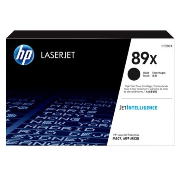 HP Toner-Modul 89X schwarz CF289X LJ Enterprise M507 10000 S.