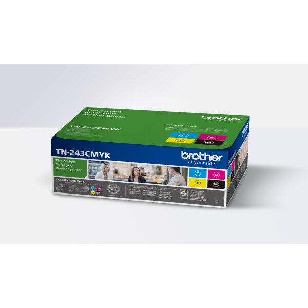 BROTHER Toner Multipack CMYK TN-243CMYK HL-L3210CW 1000 pages