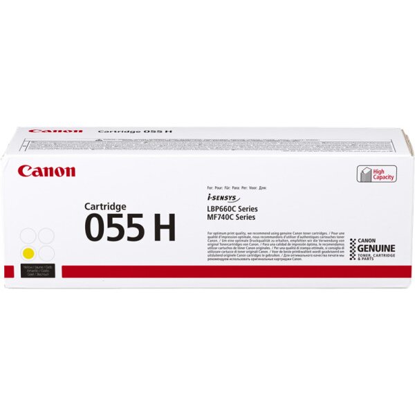 CANON Toner-Modul 055H yellow 3017C002 LBP663/MF742 5900 Seiten