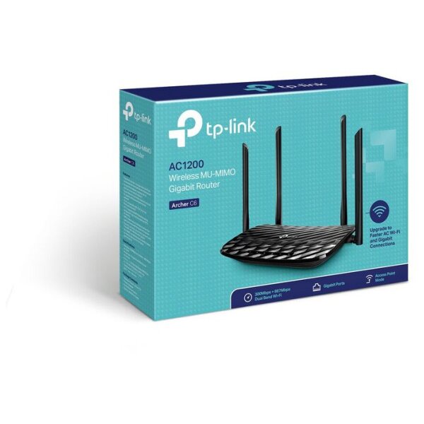 TP-LINK Wireless AC Dual Band Router Archer C6 white