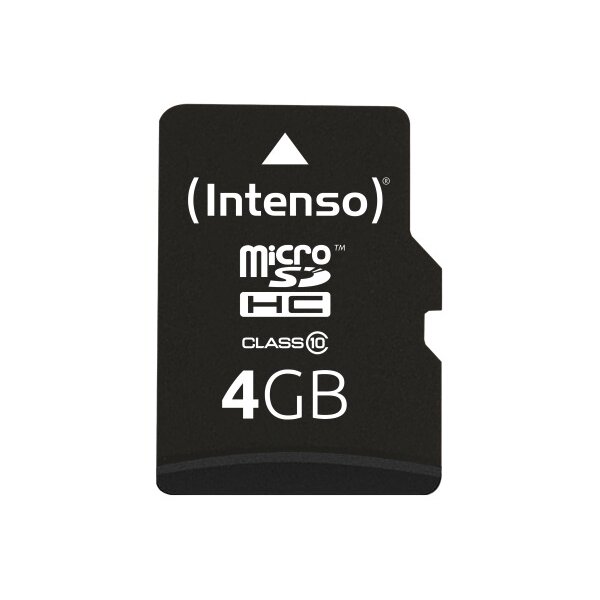 INTENSO micro SDHC Card Class 10 4GB 3413450