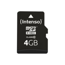 INTENSO micro SDHC Card Class 10 4GB 3413450 