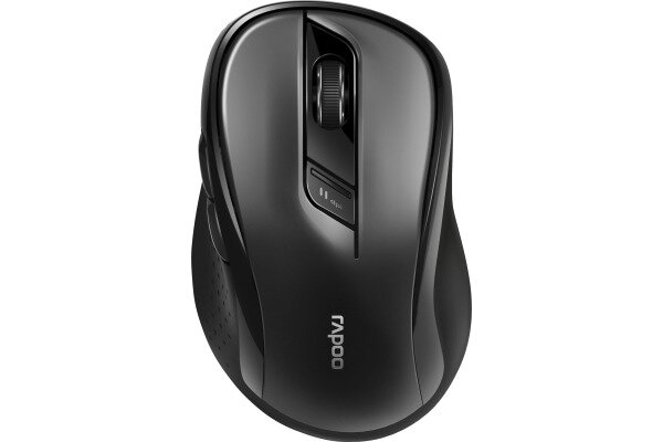 RAPOO M500 Office Silent Mouse black 18404 Wireless, Multi-Mode