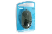 RAPOO N200 wired Optical Mouse 18548 Black