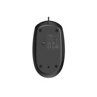 RAPOO N100 wired Optical Mouse 18050 Black
