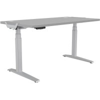 FELLOWES Cadre de la table élévatrice 8802001 argent, réglable en hauteur