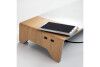 SIGEL Monitorständer USB 52x25x8cm SA405 smartstyle Metallic-Holz