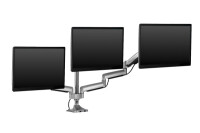ICY BOX Monitorständer für 3 Monitore IB-MS505-TI 32 Zoll silver black