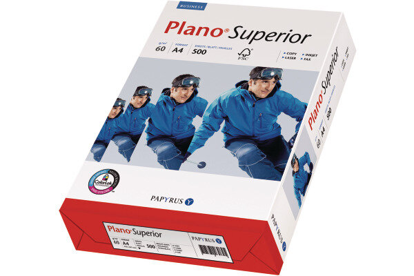 PLANO SUPERIOR Kopierpapier A4 88026776 weiss, 60g SB FSC 500 Blatt