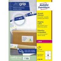 AVERY Zweckform Versand-Etiketten, 99,1 x 67,7 mm, hochweiss