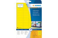 HERMA Universal-Etiketten 45x21mm 4366 gelb 960 St. 20 Blatt