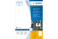 HERMA Etiquettes film 210x297mm 9543 blanc,PP mat 40...