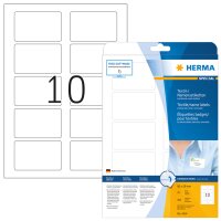 HERMA Namens-Etiketten SPECIAL, 80 x 50 mm, weiss, trennbar