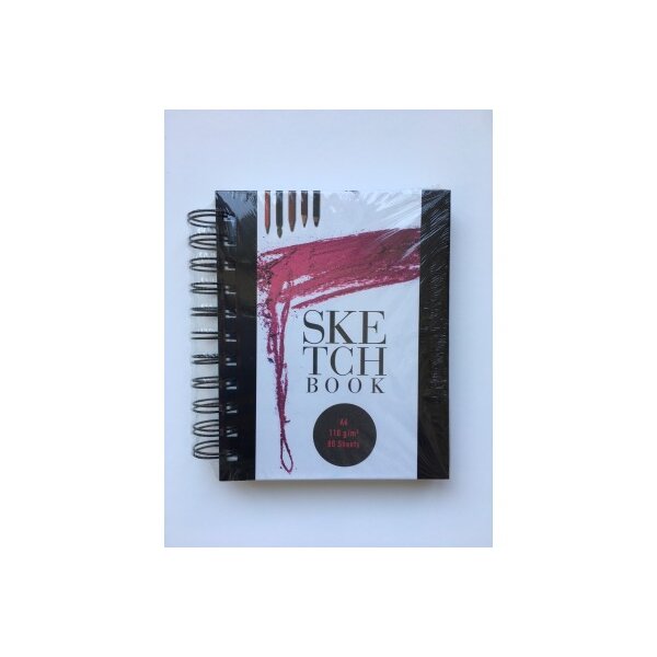 BAM4U.CH Livre d&eacute;squisse A6 6678A6 110g, perfor&eacute;es 80 feuilles