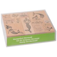 HEYDA Stempel-Set Mermaid 12x10x3cm 204888678 braun...