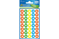 AVERY ZWECKFORM Sticker ongle 8.4x16cm 3055Z coloré 4 flls., 160 psc.