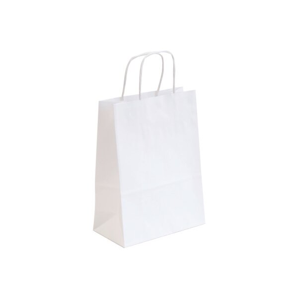 NEUTRAL Sac Allegra blanc SDS16-BIA Kraft,110g, 16x8x21cm 25 pcs.