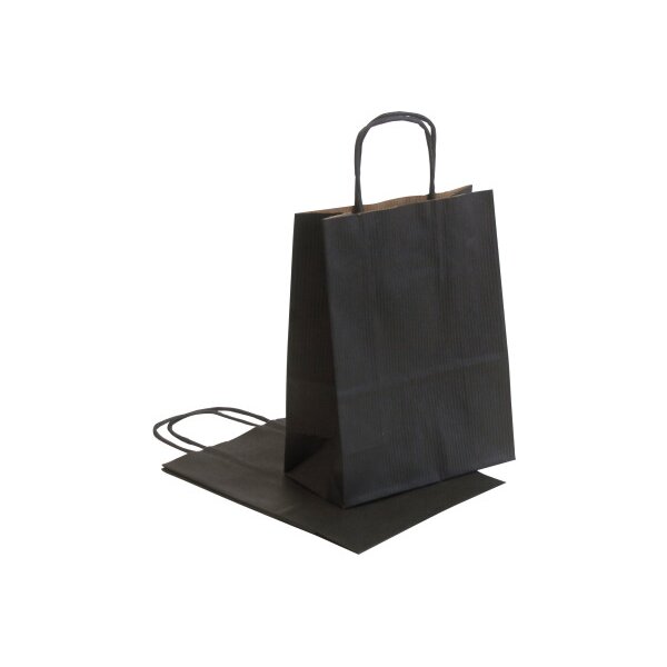 NEUTRAL Sac Allegra noir SDF16-798 Kraft,110g, 16x8x21cm 25 pcs.