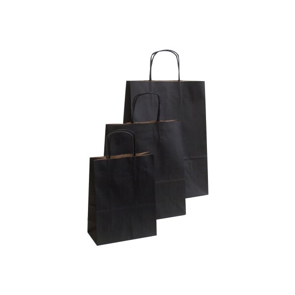 NEUTRAL Sac Allegra noir SDF16-798 Kraft,110g, 16x8x21cm 25 pcs.
