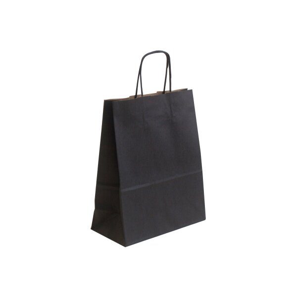 NEUTRAL Sac Allegra noir SDF22-798 Kraft,110g, 22x10x27cm 25 pcs.