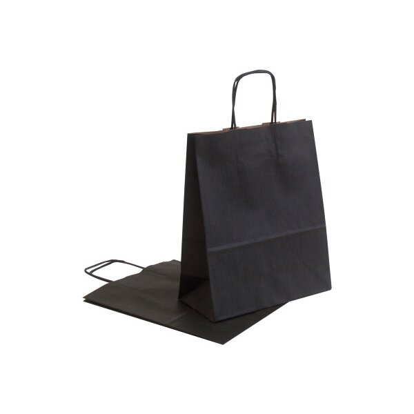 NEUTRAL Sac Allegra noir SDF22-798 Kraft,110g, 22x10x27cm 25 pcs.
