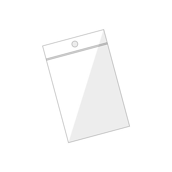 BÜROLINE Sachets fermeture 75×90mm 421075 transparent 10 pcs.