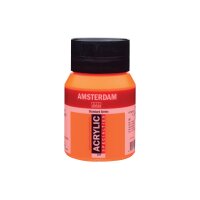 AMSTERDAM Peinture acrylique 500ml 17722572 reflex orange...