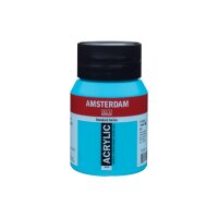 AMSTERDAM Peinture acrylique 500ml 17725222 turquoise 522