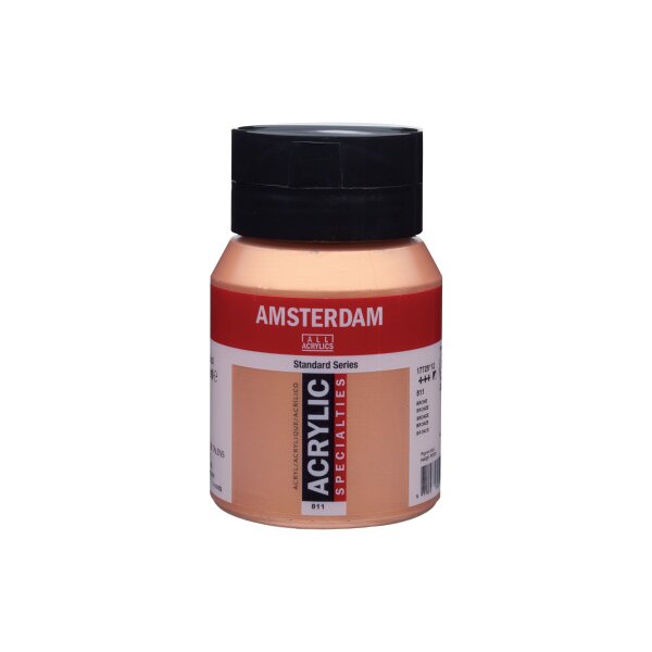AMSTERDAM Peinture acrylique 500ml 17728112 bronze 811