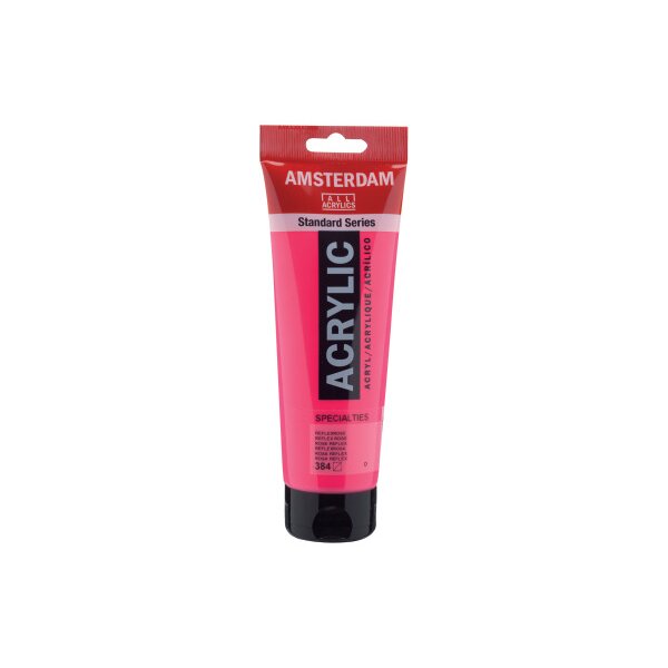 AMSTERDAM Peinture acrylique 250ml 17123840 reflex rose 384