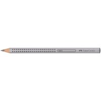 FABER-CASTELL Bleistift Jumbo GRIP, HB, silber