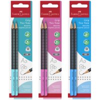 FABER-CASTELL Bleistift GRIP 2001 TWO TONE, Blisterkarte