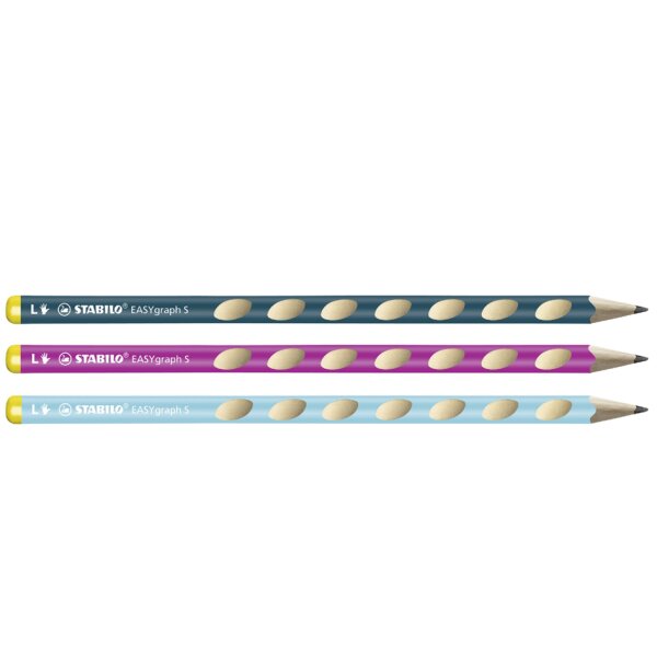 STABILO Crayon EASYgraph S - L, degr&eacute; de duret&eacute;: HB, rose