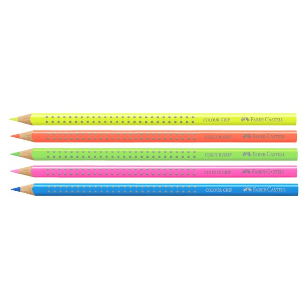 FABER-CASTELL Dreikant-Buntstift Colour GRIP, neonorange