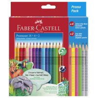 FABER-CASTELL Dreikant-Buntstifte Colour GRIP, Promoetui