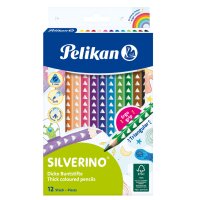Pelikan Dreikant-Buntstifte SILVERINO dick, 6er Kartonetui