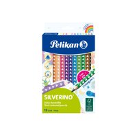 PELIKAN Buntstifte dick Silverino 700627 12 Farben