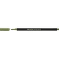 STABILO Stylo feutre Pen 68 metallic, argent