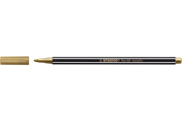 STABILO Fasermaler Pen 68 1mm 68 810 metallic gold