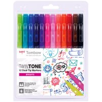 Tombow Doppelfasermaler "TwinTone" Bright...