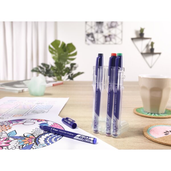 PILOT Stylo feutre Fineliner FRIXION EVOLUTIVE SET, &eacute;tui 8
