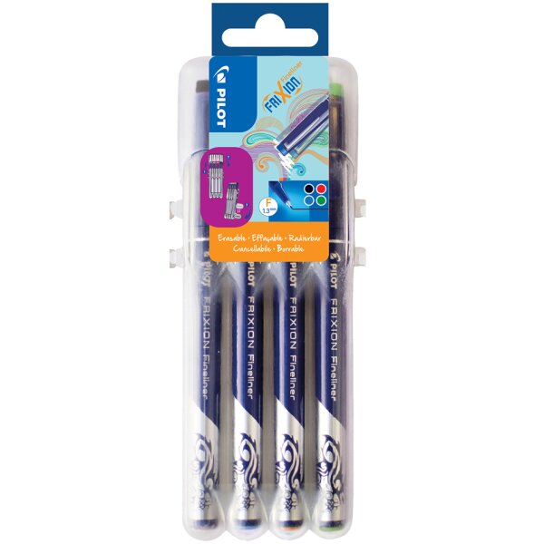 PILOT Stylo feutre Fineliner FRIXION EVOLUTIVE SET, étui 8