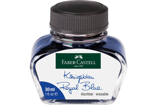 FABER-CASTELL Tintenglas 30ml 149839 königsblau
